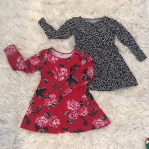 Little girl long sleeve dress (set of 2)